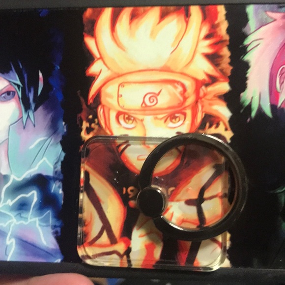 iPhone 7 Plus - Naruto Team 7 case with ring - Picture 4 of 5